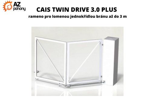 CAIS TWIN DRIVE 3.0 PLUS - rameno pro lomenou jednokřídlou bránu až 3 m